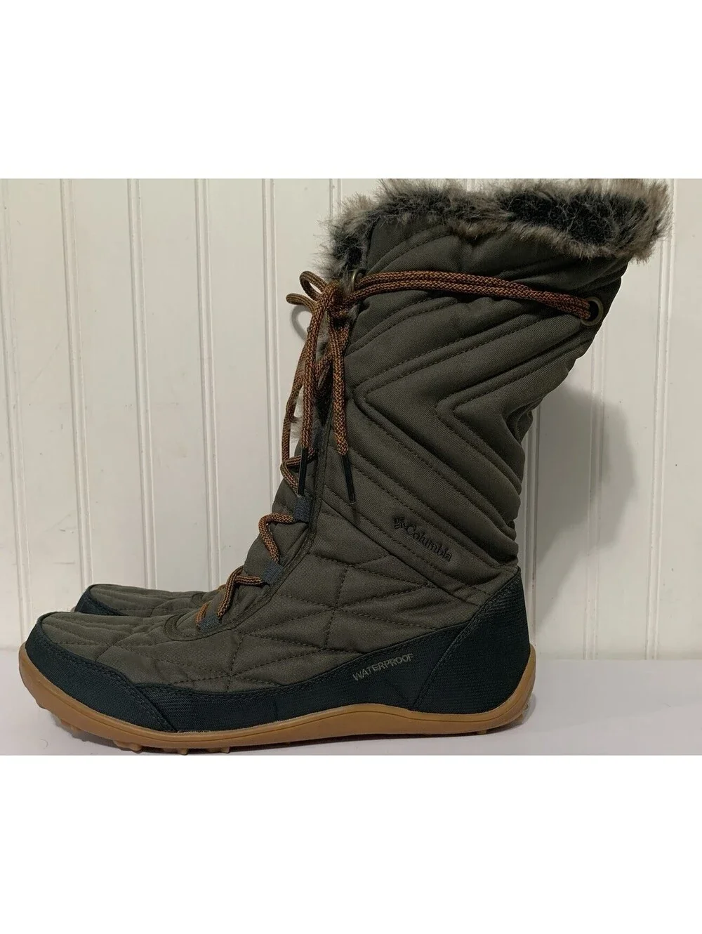 Columbia Womens Minx Mid III Boots Nori Size 12 Waterproof C34